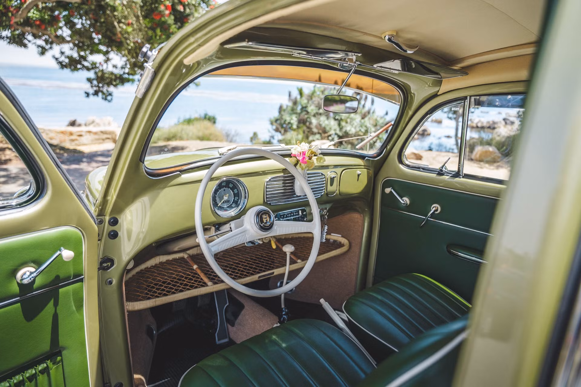 Интерьер первого Volkswagen Beetle